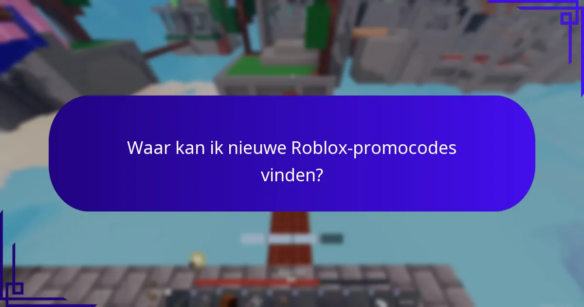 Welke Roblox-promocodes zijn momenteel beschikbaar?